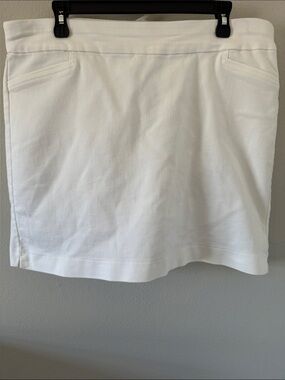 Croft & Barrow White Stretch Skort